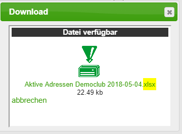Excel Download